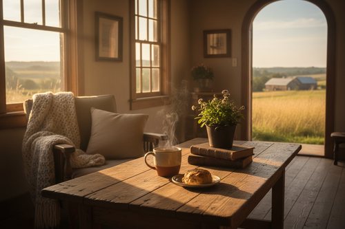 Coffee Break Rustic Farmhouse